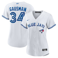 White Kevin Gausman Toronto Blue Jays Nike Women's Home Replica Jersey