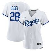 White Kyle Isbel Kansas City Royals Nike Women's Home Replica Jersey