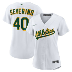 White Luis Severino Athletics Nike Women's Home Replica Jersey