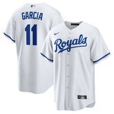White Maikel Garcia Kansas City Royals Nike Home Replica Jersey