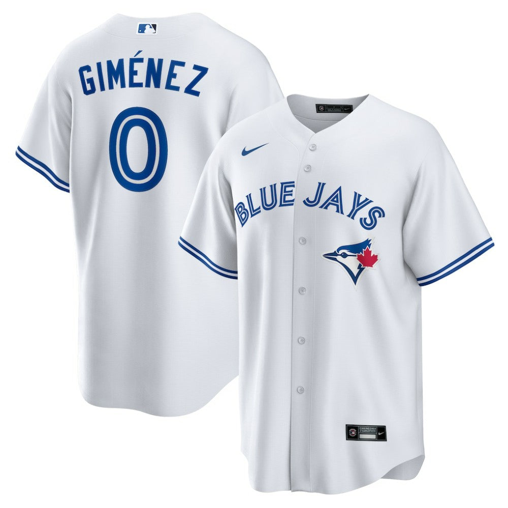 White Andres Gimenez Toronto Blue Jays Nike Home Replica Jersey