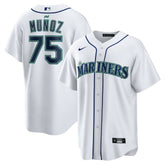 White Andres Munoz Seattle Mariners Nike Home Replica Jersey