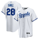 White Kyle Isbel Kansas City Royals Nike Home Replica Jersey