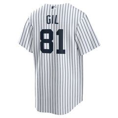 White Luis Gil New York Yankees Nike Home Replica Jersey