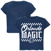 Orlando Magic Sportiqe Unisex Rock & Roll Collection Gwen Premium Mineral Wash Cropped T-Shirt