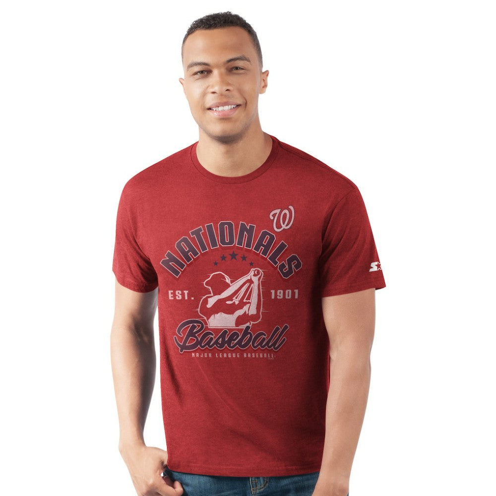 Red Washington Nationals Starter Prime Time Batter T-Shirt