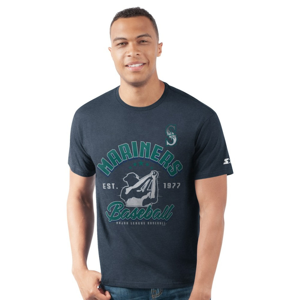 Navy Seattle Mariners Starter Prime Time Batter T-Shirt