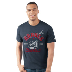 Navy Atlanta Braves Starter Prime Time Batter T-Shirt