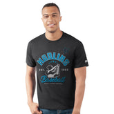 Black Miami Marlins Starter Prime Time Batter T-Shirt