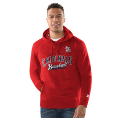Red St. Louis Cardinals Starter Classic Pullover Hoodie