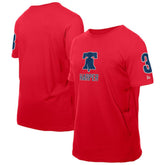 Red Bryce Harper Philadelphia Phillies New Era Design Lab Name & Number T-Shirt