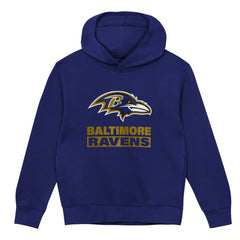 Outerstuff Preschool Back to Basics Hoodie - Baltimore Ravens Hoodies