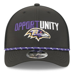 2025 Inspire Change 9FORTY M-Crown Adjustable Hat - Baltimore Ravens Hats