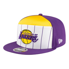 New Era Los Angeles Lakers Youth 2025 NBA Tip Off Split Panel 9FIFTY Snapback Hat