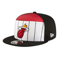 New Era Miami Heat Youth 2025 NBA Tip Off Split Panel 9FIFTY Snapback Hat