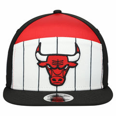 New Era Chicago Bulls Youth 2025 NBA Tip Off Split Panel 9FIFTY Snapback Hat