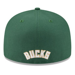 New Era Milwaukee Bucks 2025 NBA Tip Off Split Panel 59FIFTY Fitted Hat