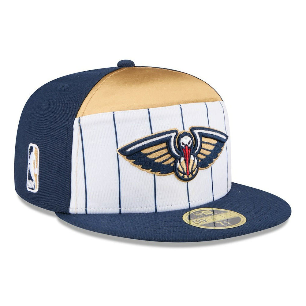 New Era New Orleans Pelicans 2025 NBA Tip Off Split Panel 59FIFTY Fitted Hat