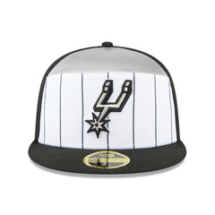 New Era San Antonio Spurs 2025 NBA Tip Off Split Panel 59FIFTY Fitted Hat