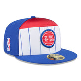 New Era Detroit Pistons 2025 NBA Tip Off Split Panel 59FIFTY Fitted Hat sale