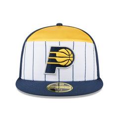 New Era Indiana Pacers 2025 NBA Tip Off Split Panel 59FIFTY Fitted Hat