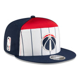 New Era Washington Wizards 2025 NBA Tip Off Split Panel 9FIFTY Snapback Hat