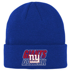Outerstuff Youth Team Gradient Cuffed Knit Hat - New York Giants Hats