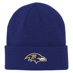 Outerstuff Youth Team Gradient Cuffed Knit Hat - Baltimore Ravens Hats