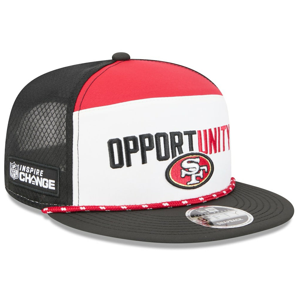 2025 Inspire Change Split Panel 9FIFTY Snapback Hat - San Francisco 49ers Hats