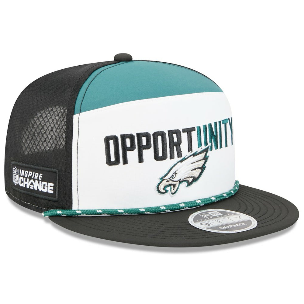 2025 Inspire Change Split Panel 9FIFTY Snapback Hat - Philadelphia Eagles Hats
