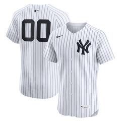 White New York Yankees Nike Home Elite Custom Jersey