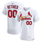 White St. Louis Cardinals Nike Home Elite Pick-A-Player Retired Roster Jersey