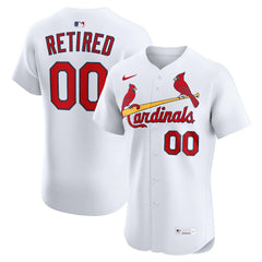 White St. Louis Cardinals Nike Home Elite Pick-A-Player Retired Roster Jersey