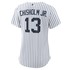 White Jazz Chisholm Jr. New York Yankees Nike Women's Home Replica Jersey