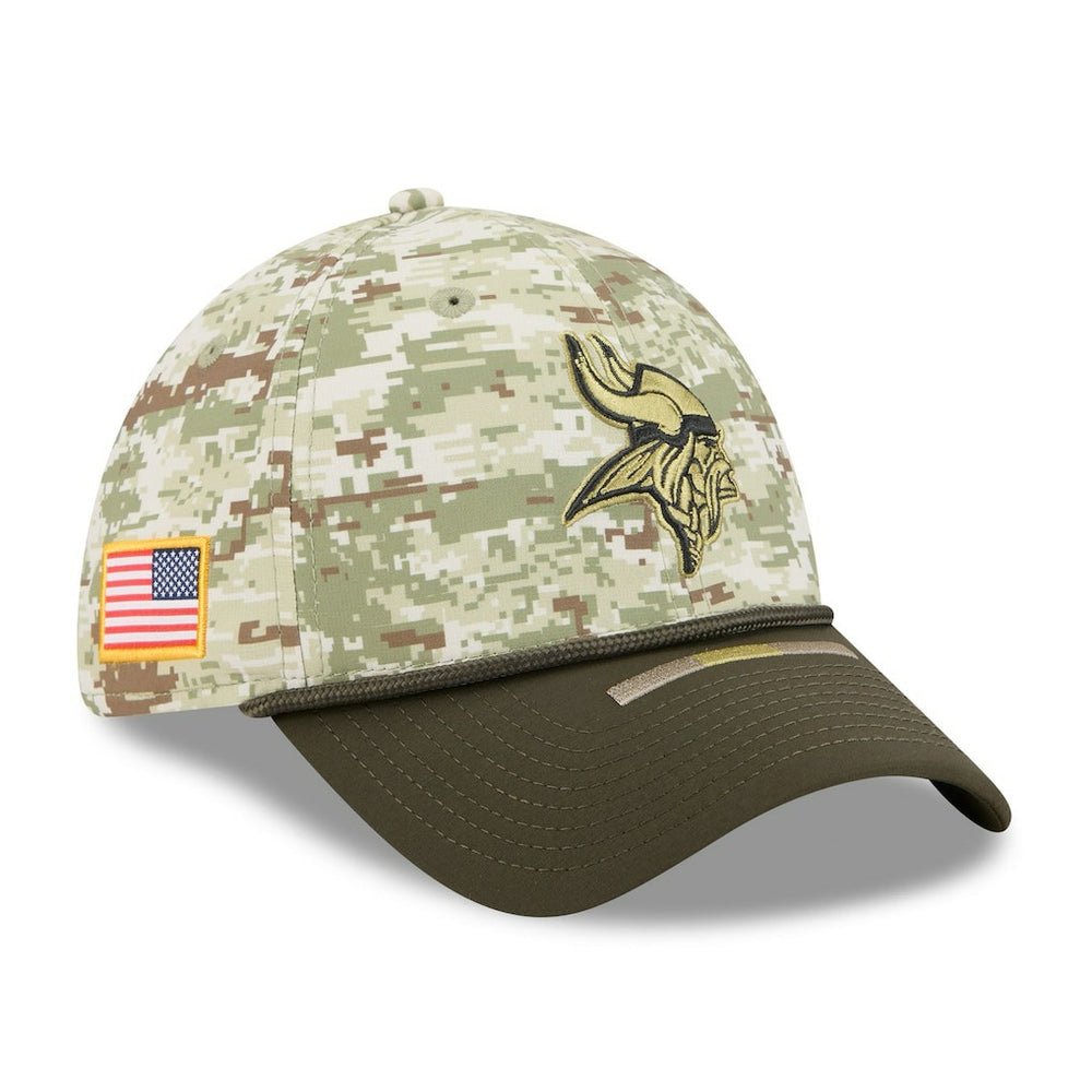 2025 Salute to Service 39THIRTY Flex Hat - Minnesota Vikings Hats