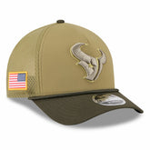 Youth 2025 Salute to Service 9FORTY A-Frame Adjustable Hat - Houston Texans Hats
