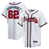 White Daysbel Hernandez Atlanta Braves Nike Home Replica Jersey