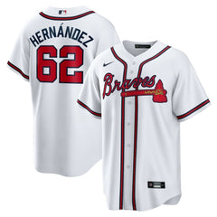 White Daysbel Hernandez Atlanta Braves Nike Home Replica Jersey