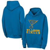 NHL St. Louis Blues Outerstuff Youth Back to Basics Hoodie