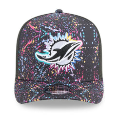 2025 NFL Crucial Catch A-Frame 9FIFTY Snapback Hat - Miami Dolphins Hats