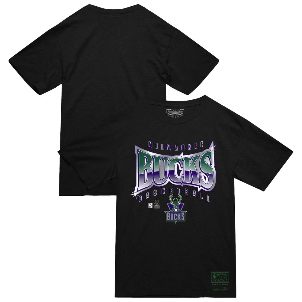 Mitchell & Ness Milwaukee Bucks Worldwide Collection Glow Up T-Shirt