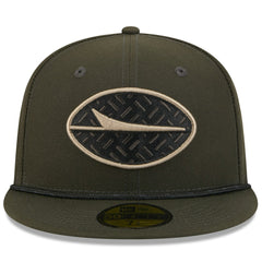 2025 Rivalries Collection Sideline Rope 59FIFTY Fitted Hat - New York Jets Hats