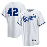 White Kansas City Royals Nike Home 2025 Jackie Robinson Day Replica Jersey