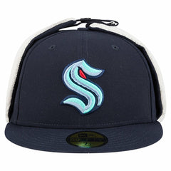 NHL Seattle Kraken New Era Injection Dog Ear Classic Fitted Hat