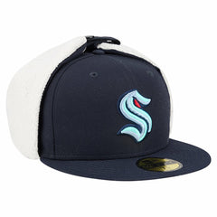 NHL Seattle Kraken New Era Injection Dog Ear Classic Fitted Hat