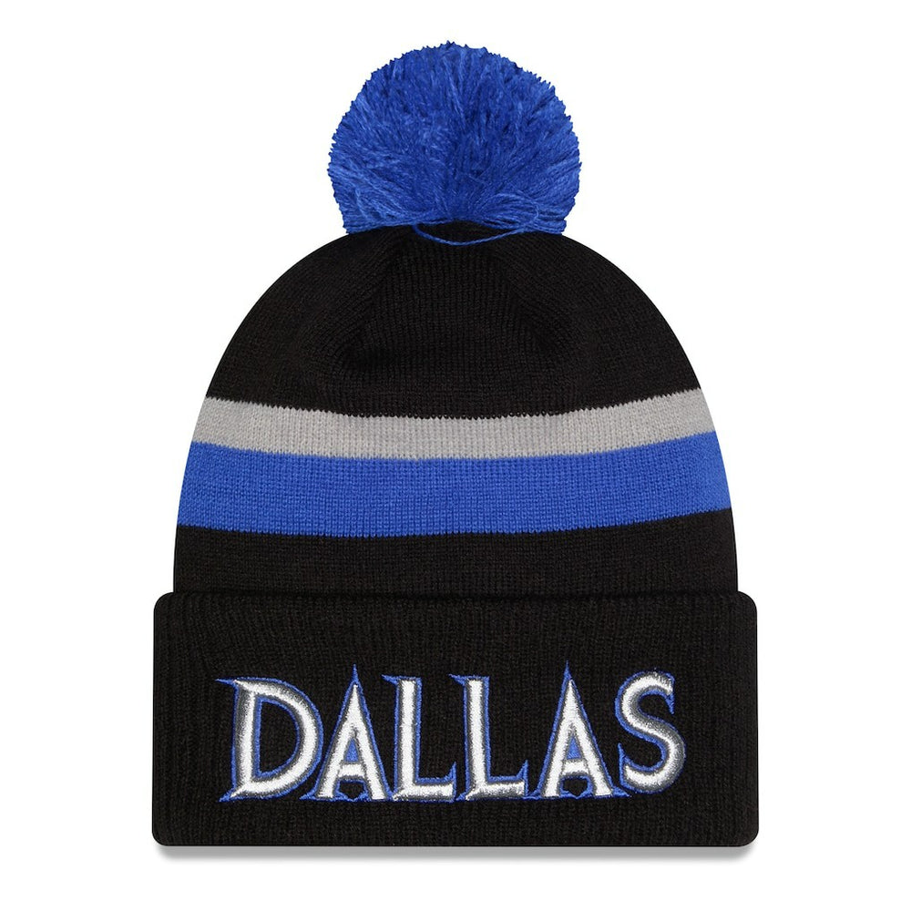 New Era Dallas Mavericks 2025/26 City Edition Cuffed Knit Hat with Pom sale