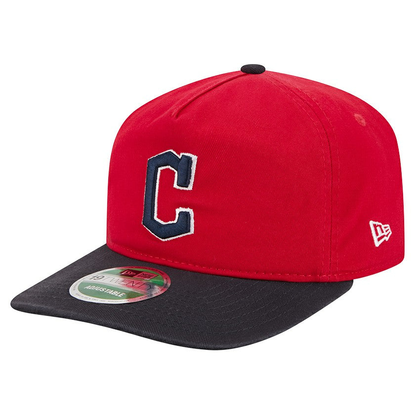 Red Cleveland Guardians New Era Team 19TWENTY Adjustable Hat