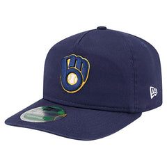 Navy Milwaukee Brewers New Era Team 19TWENTY Adjustable Hat