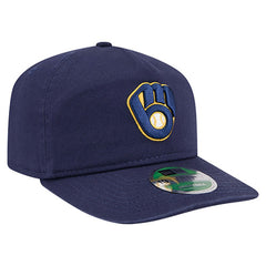 Navy Milwaukee Brewers New Era Team 19TWENTY Adjustable Hat
