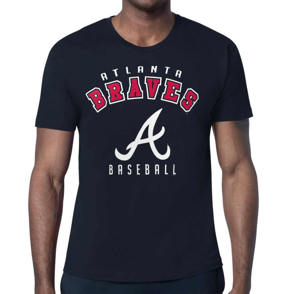 Navy Atlanta Braves Starter Team Logo T-Shirt